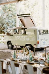 mobile bar, the bustender built from a 1973 vw bus