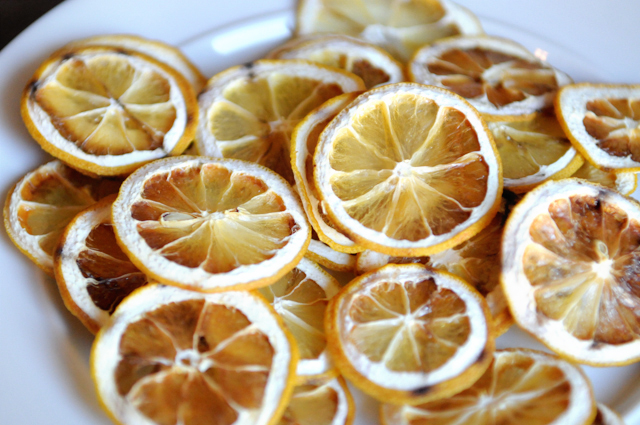dehydrated citrus for garnishes