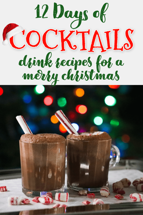 12 Days of Cocktails Blog Title Page by Mobile Bar Services based in Kitsap County and Gig Harbor